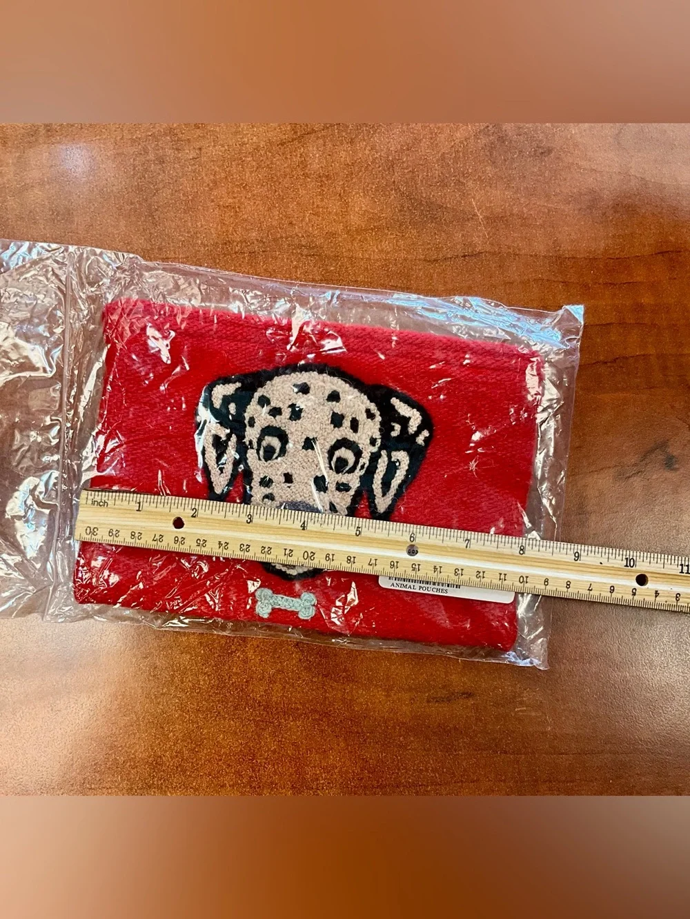 Red Dalmatian Appliqué Cosmetic Pouch - Animal Pouches from Jenny Krauss.